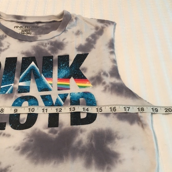 Pink Floyd Women’s Tie Dye Graphic Tee Sleeveless Size Small - Picture 7 of 8